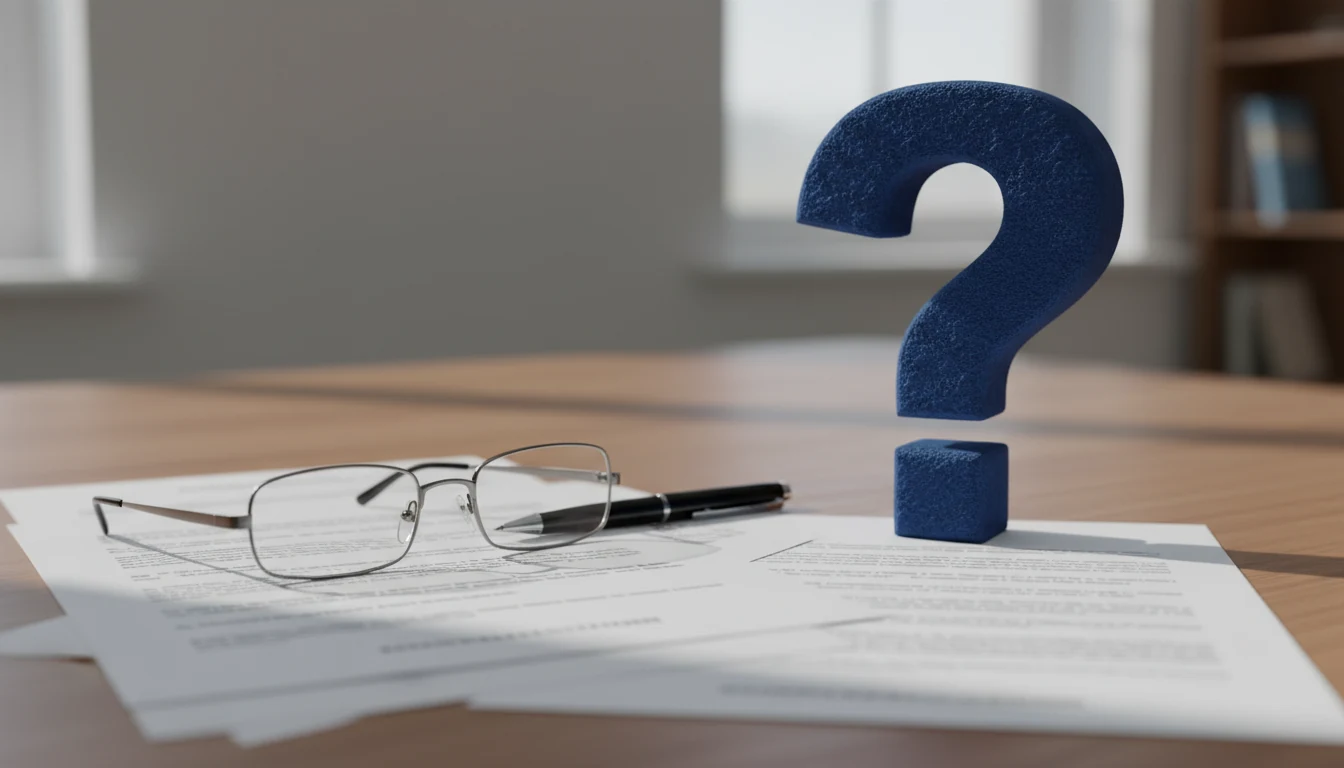 Vraagtekens boven documenten met bonusvoorwaarden